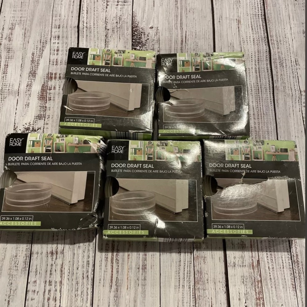 Easy Home 5 Winter Door Draft Sealers Energy Efficiency